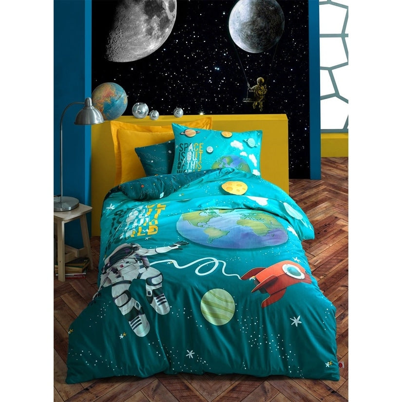 Sussexhome Cosmos In Sky Twin Size Duvet Cover Set