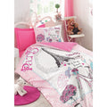 Sussexhome Pink Paris Twin Size Duvet Cover Set Hypoallergenic
