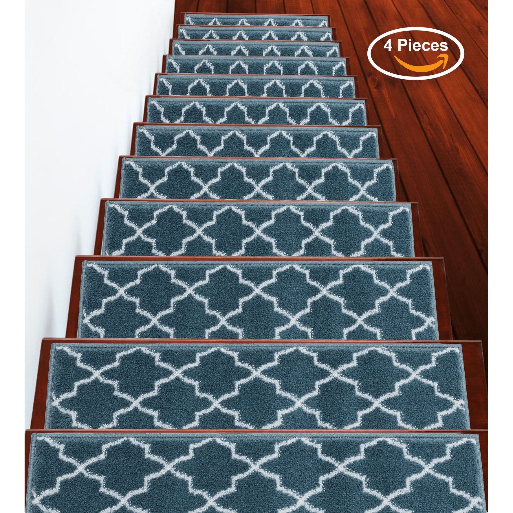 Sussexhome Trellisville Collection Stair Treads Polypropylene 9 X28
