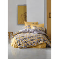 Sussexhome Yellow Geometry Full Size Duvet Cover Set 1 Duvet Cover 1 Fitted Sheet 2 Pillowcases Iron Safe Hypoallergenic