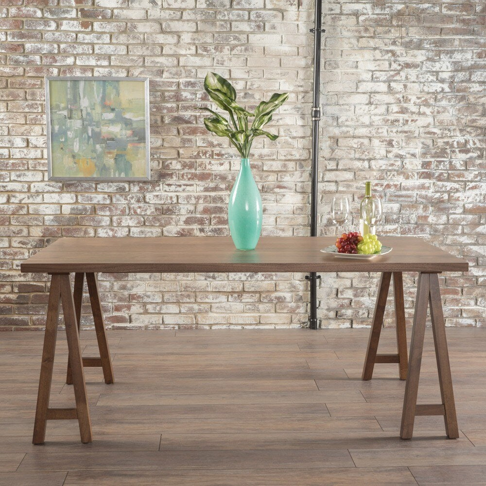 Sabine Rectangle Wood Farmhouse Dining Table By Christopher Knight Home