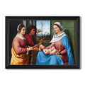 Sacred Conversation C 1505 Giorgione Custom Framed Canvas