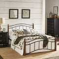 Sadie Brown And Black Twin Metal Bed By Inspire Q Classic