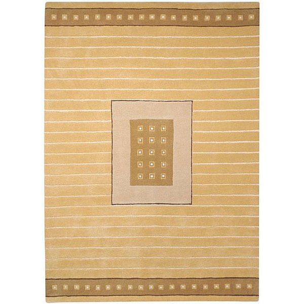 Safavieh Handmade Rodeo Drive Beige Ivory Wool Rug 6 X 9