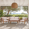 Safavieh Outdoor Living Alta 4 Piece Set 56 W X 29 D X 26 H