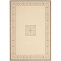 Safavieh Resorts Natural Brown Indoor Outdoor Rug 53 X 77