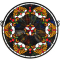 Saffron Middleton Medallion Stained Glass Window