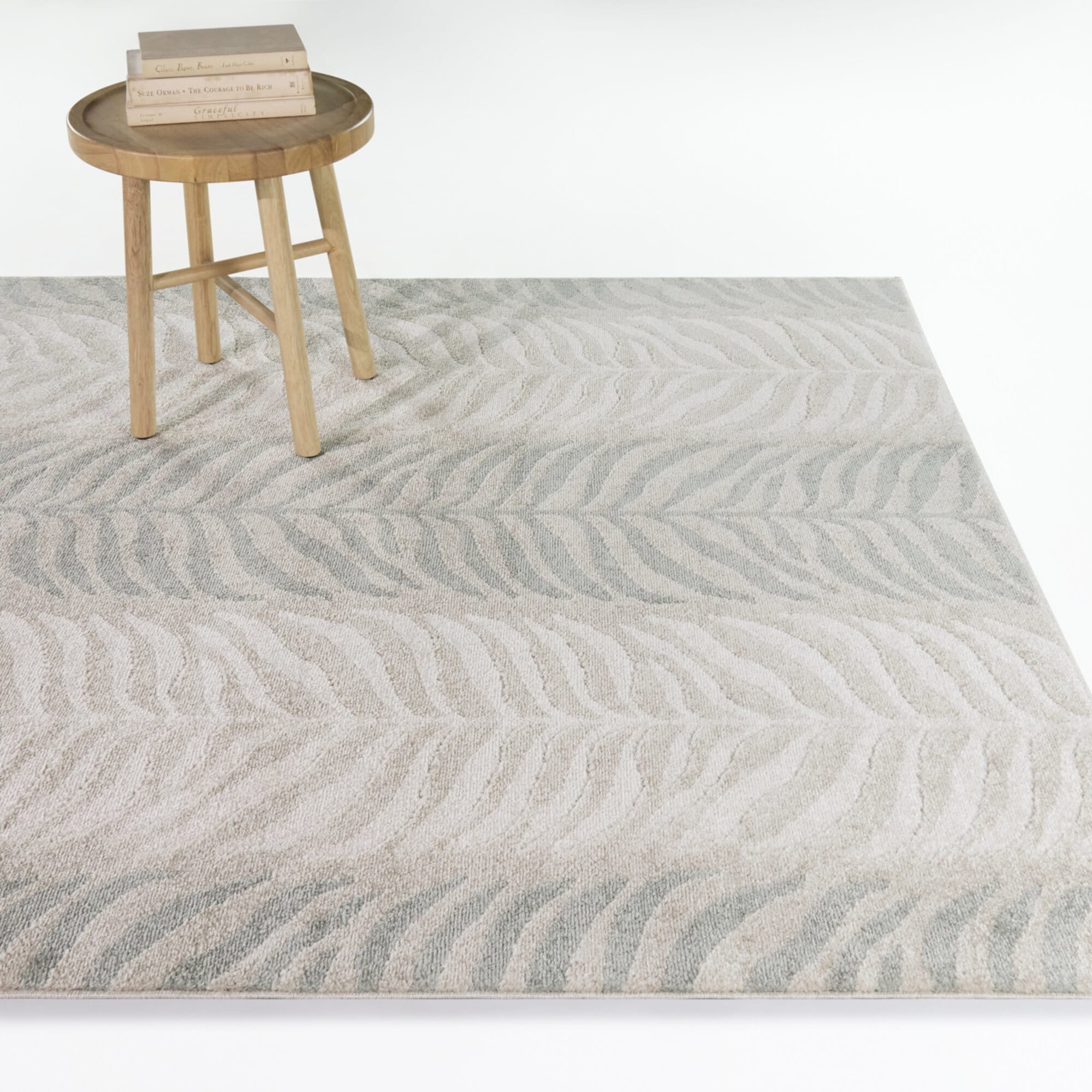 Safiya Modern Botanical Area Rug
