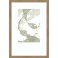 Sage Abstract Scratch By Yuli Saputra Wood Framed Wall Art Print