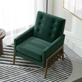 Mid Century Modern West Chase Green Lounge Chair 33