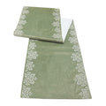 Sage Snowflake Table Runner 72 L