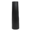 Aluminum 36 Textured Vase Matte Black