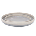 Sagebrook Home S 2 Ceramic Tray Bowl 12 15 White Green