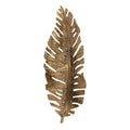 Sago Leaf Dimensional Wall Decor Antique Gold