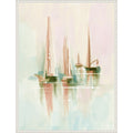 Sail Into The Mist Ii By Melissa Wang Framed Canvas Wall Art Print