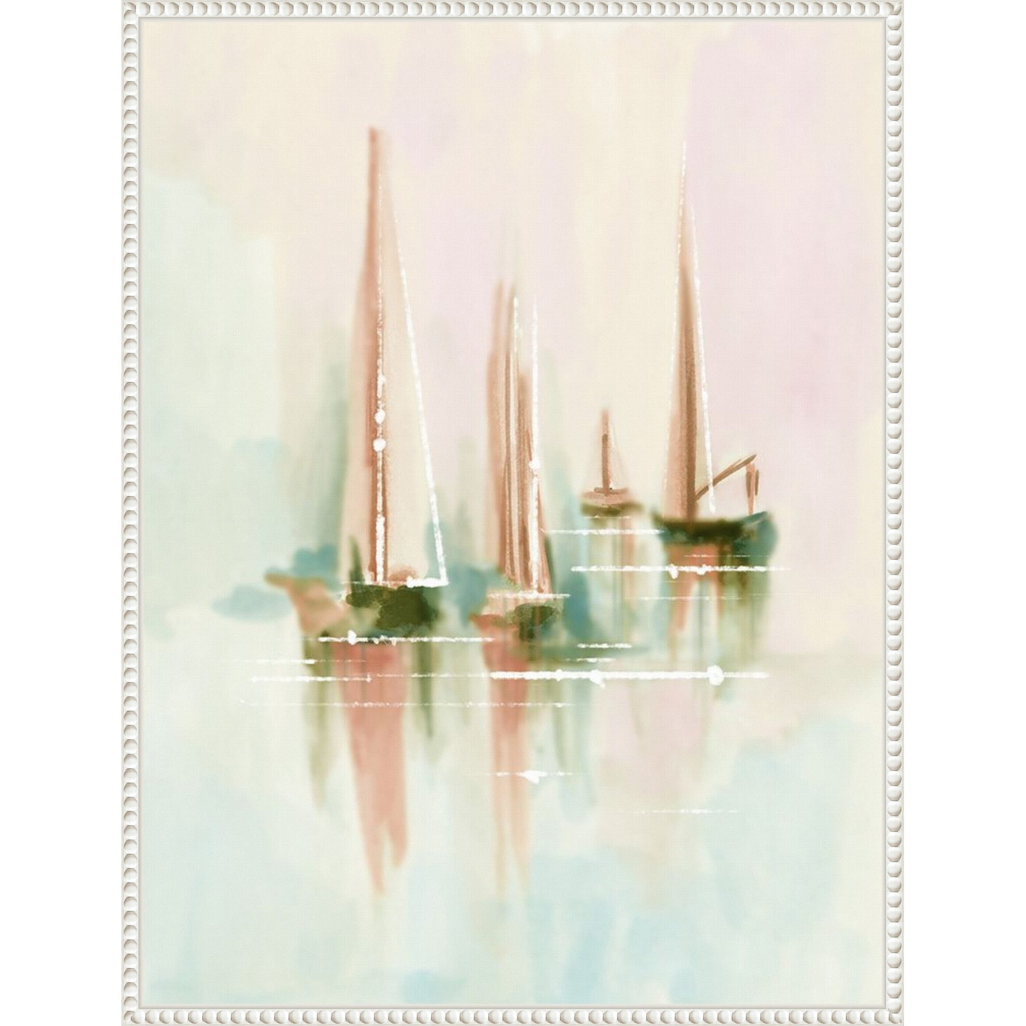 Sail Into The Mist Ii By Melissa Wang Framed Canvas Wall Art Print