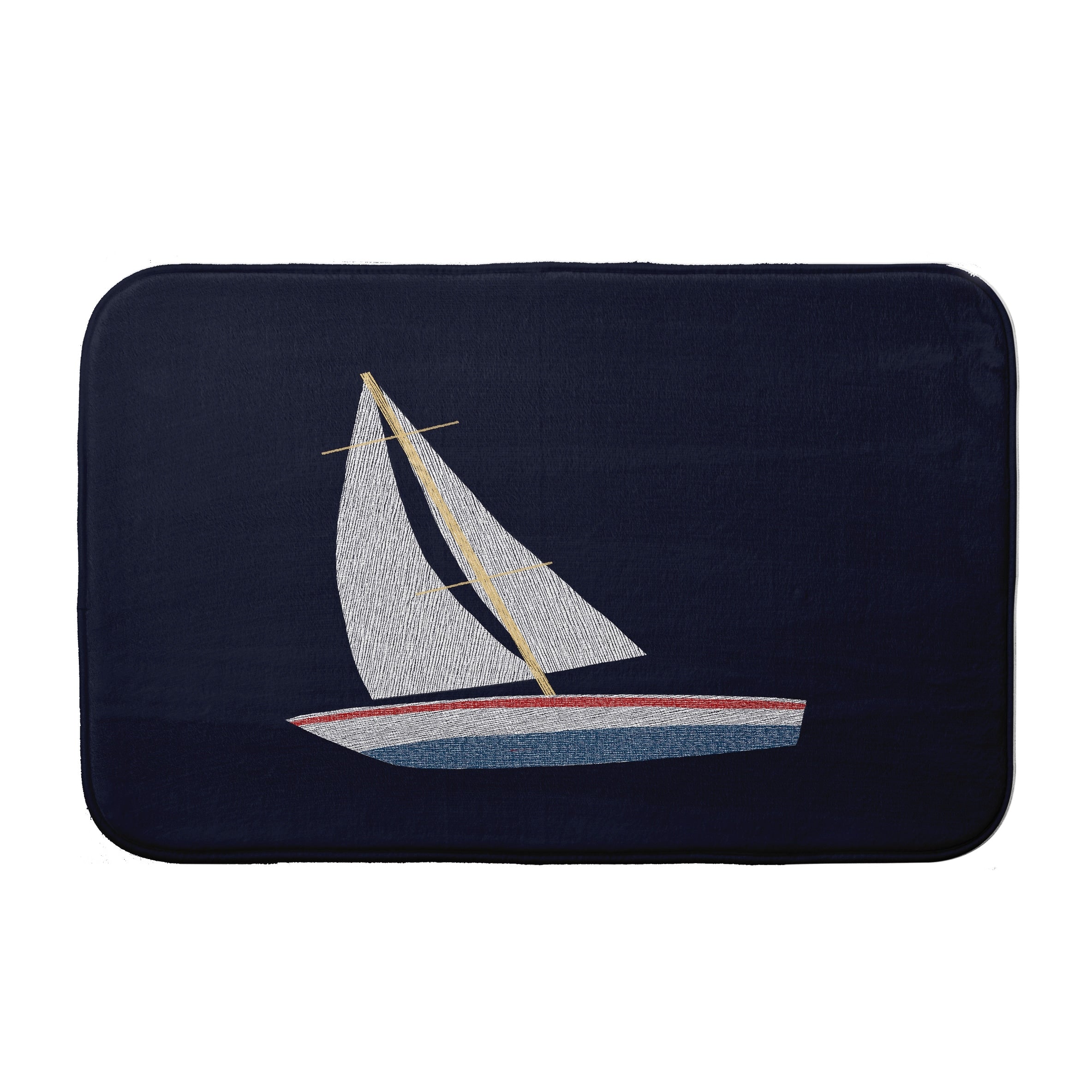 Sail Sun Fun Set Sail Bath Mat