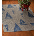 Sails Up Indoor Outdoor Rug 50 X 70