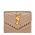 Saint Laurent Cassandre Matelasse Trifold Wallet