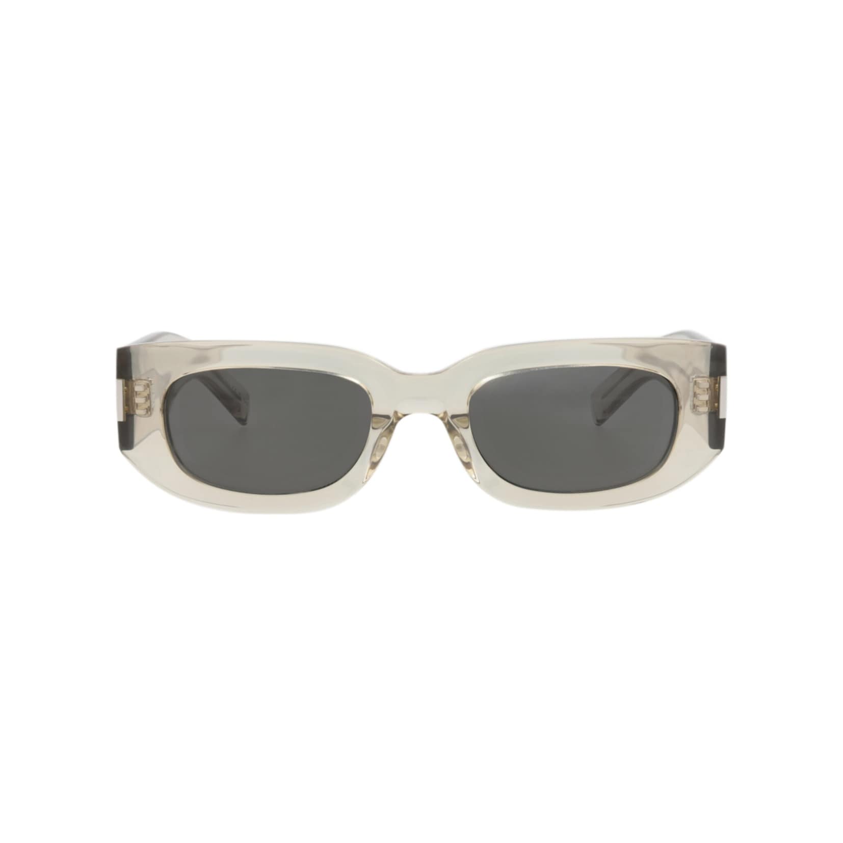 Saint Laurent Round Frame Recycled Acetate Sunglasses