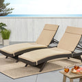 Sienna Colored Lounge Cushion Mattress Only Set Of 2 By Christopher Knight Home