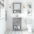 Salinas 24W Bathroom Vanity Sink Medicine Cabinet By Bush Furniture
