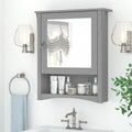 Salinas Bathroom Medicine Cabinet With Mirror By Bush Furniture