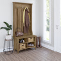 Salinas Hall Tree With Shoe Storage Bench By Bush Furniture