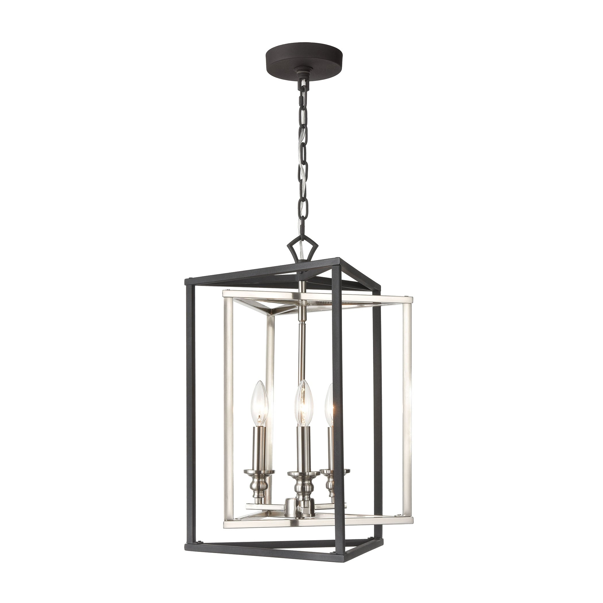 Salinger 16 Inch Wide 3 Light Pendant In Charcoal 16In W X 16In D X 18In H