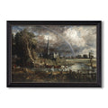 Salisbury Cathedral From The 1831 John Constable Custom Framed Canvas