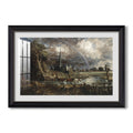 Salisbury Cathedral From The 1831 John Constable Custom Framed Print