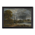Salisbury Cathedral From The C 1831 John Constable Custom Framed Canvas