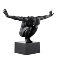 Finesse Decor Saluting Man Sculpture