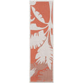 Samantha Bal Harbor Ivory Turquoise Indoor Outdoor Area Rug 76 X 109