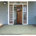 Samantha Scroll Green Indoor Outdoor Area Rug 76 X 109