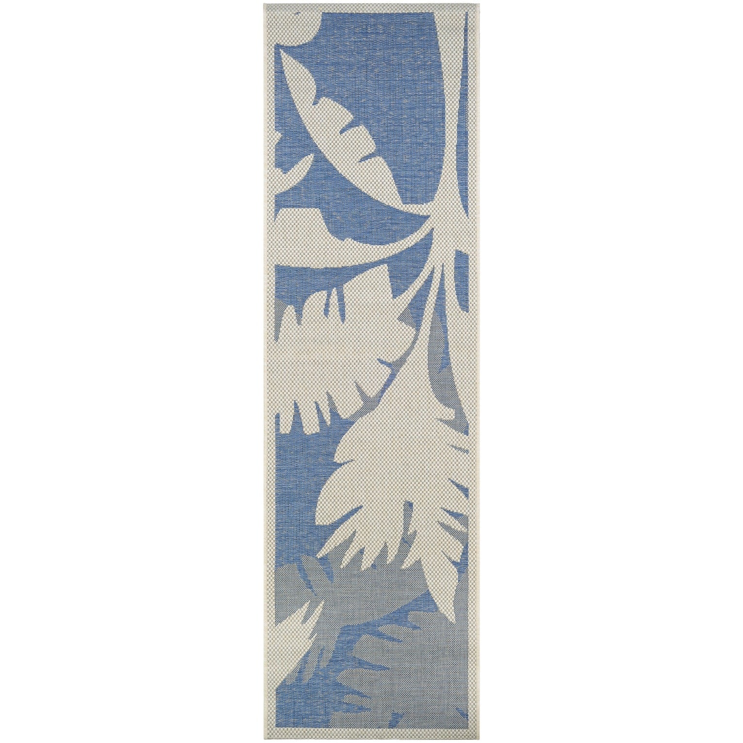 Samantha Tropics Beige Sapphire Indoor Outdoor Area Rug 76 X 109