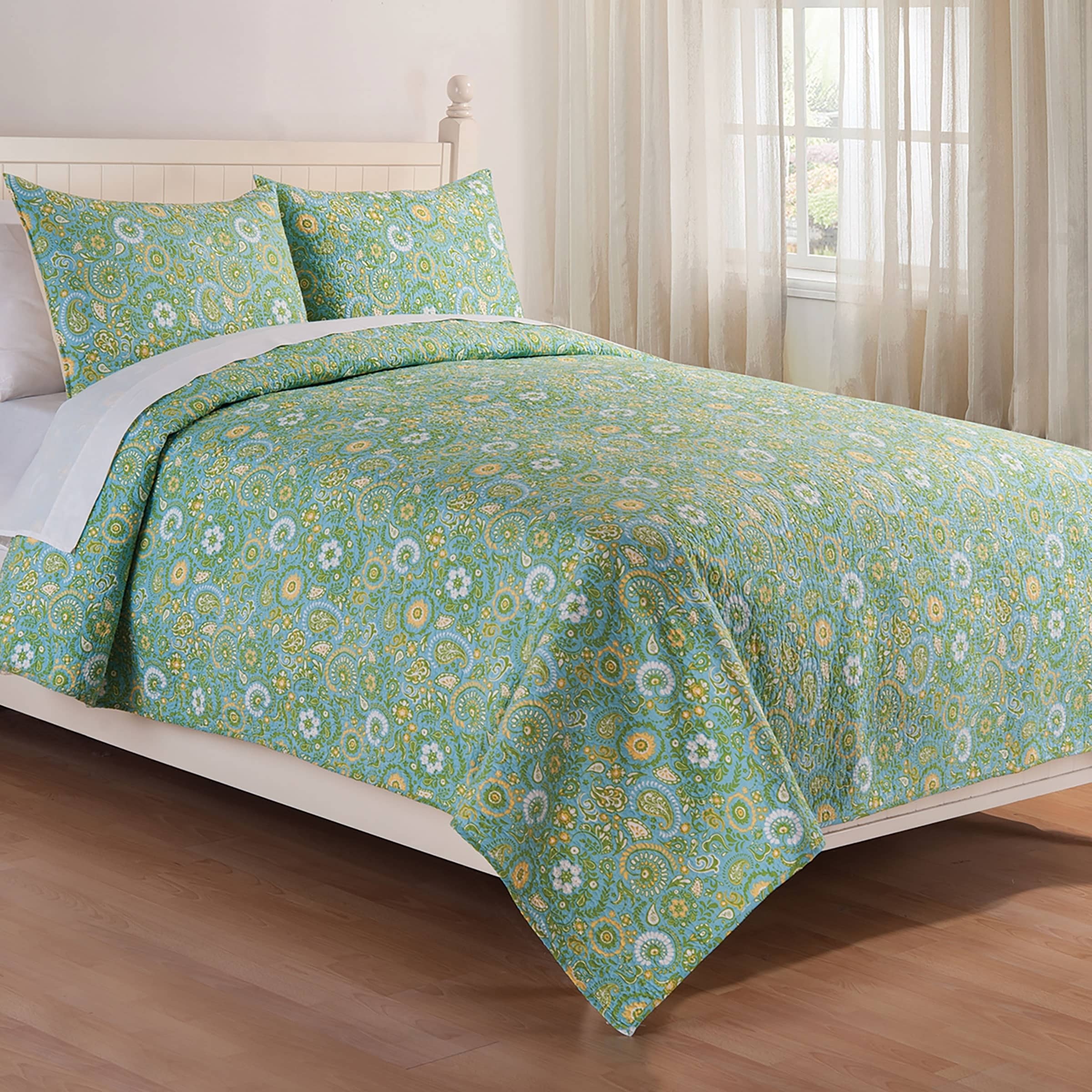 Samara 3 Piece Full Queen Size Quilt Set