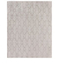 Samara Handloomed Bamboo Silk Light Silver Area Rug