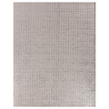 Samara Handloomed Bamboo Silk Light Silver Area Rug 36 X 76