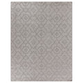 Samara Handloomed Bamboo Silk Silver Area Rug 12 X 15