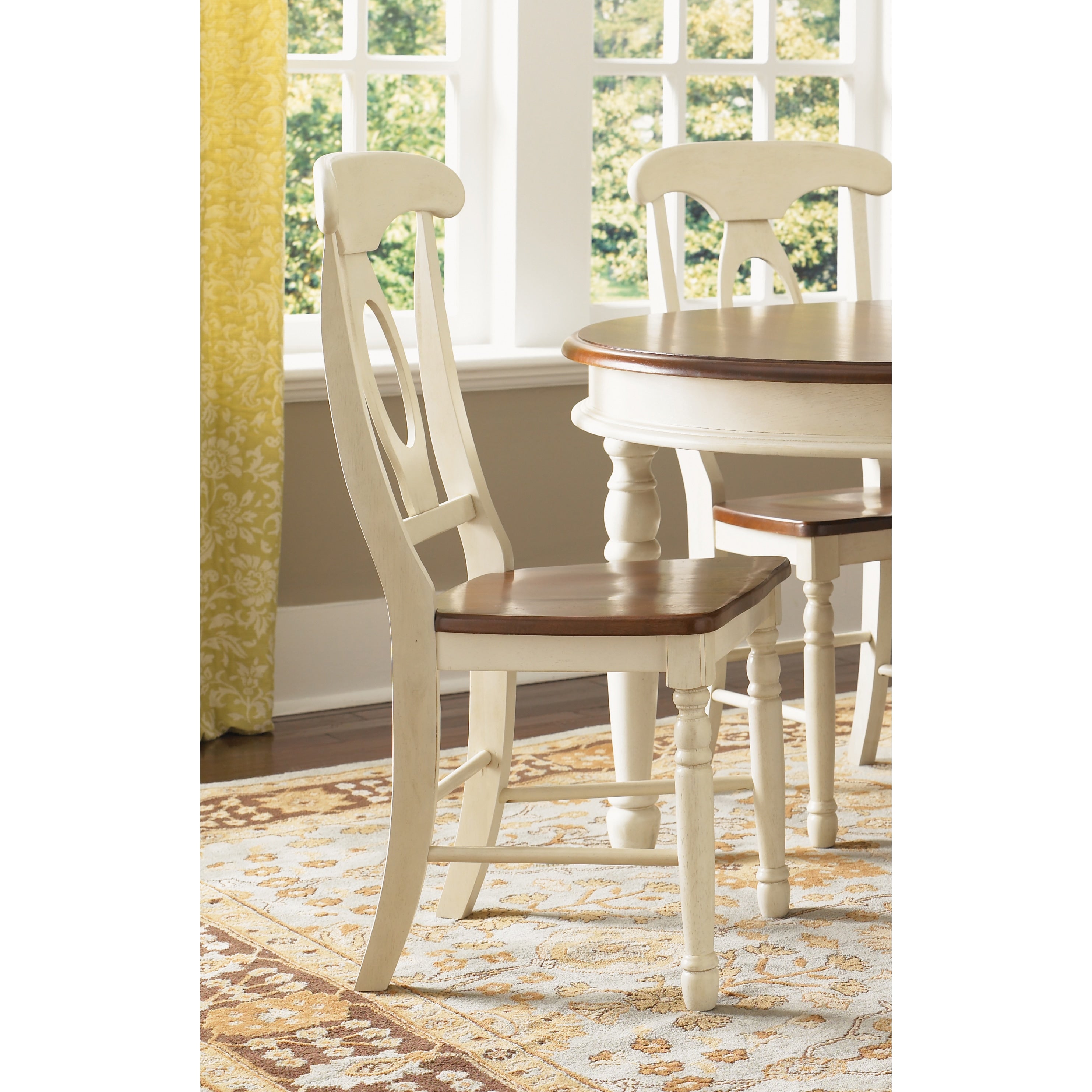 Simply Solid Samaria Keyhole Dining Chairs Set Of 2