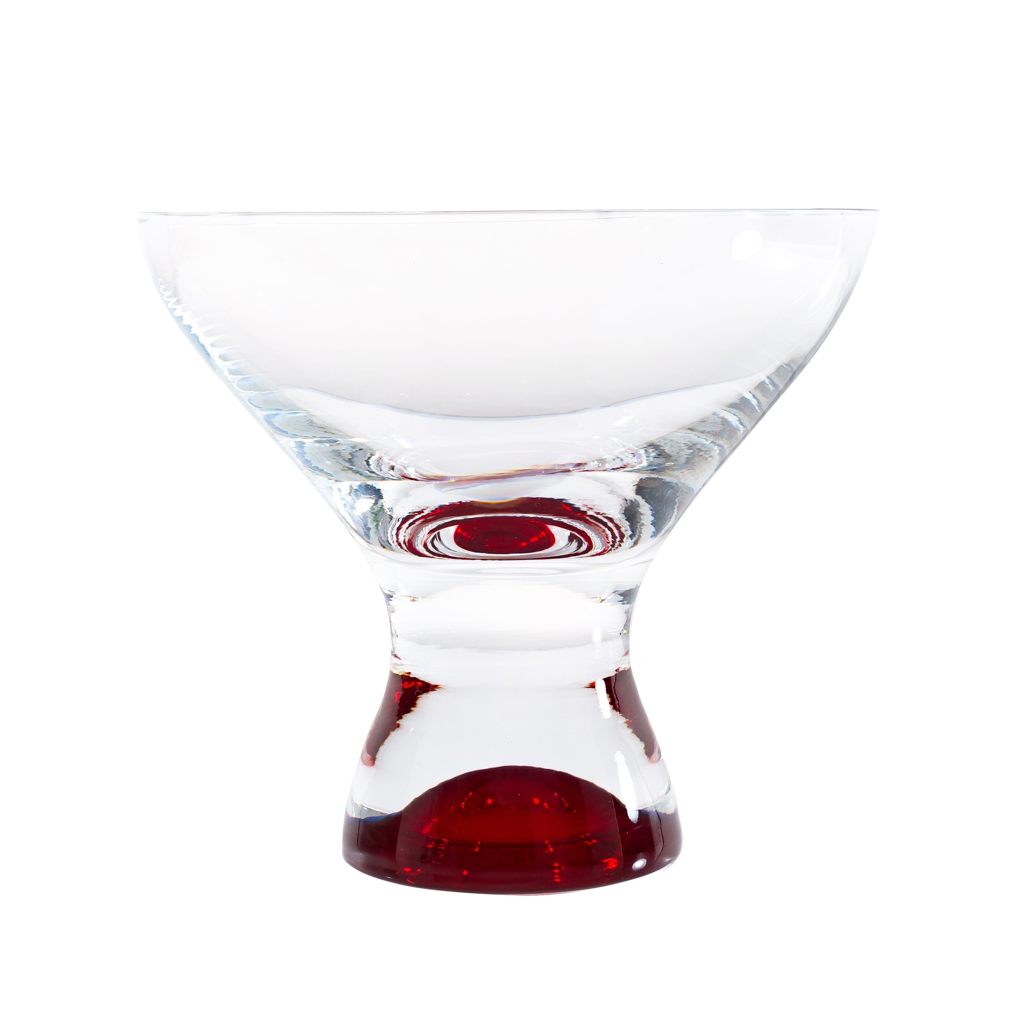 Samba Martini Red Dessert Glass Set 6 11Oz