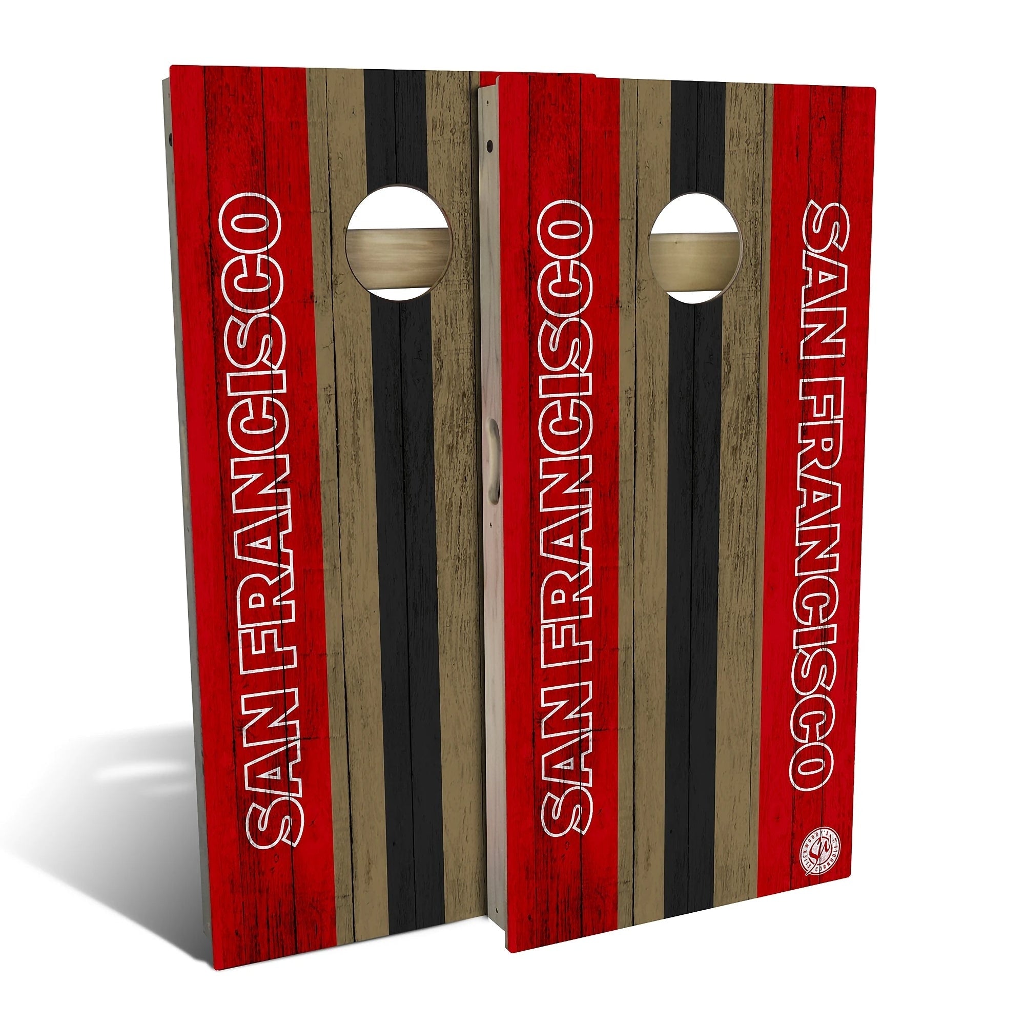 San Francisco Football Cornhole Set Choose Your Size Accessories