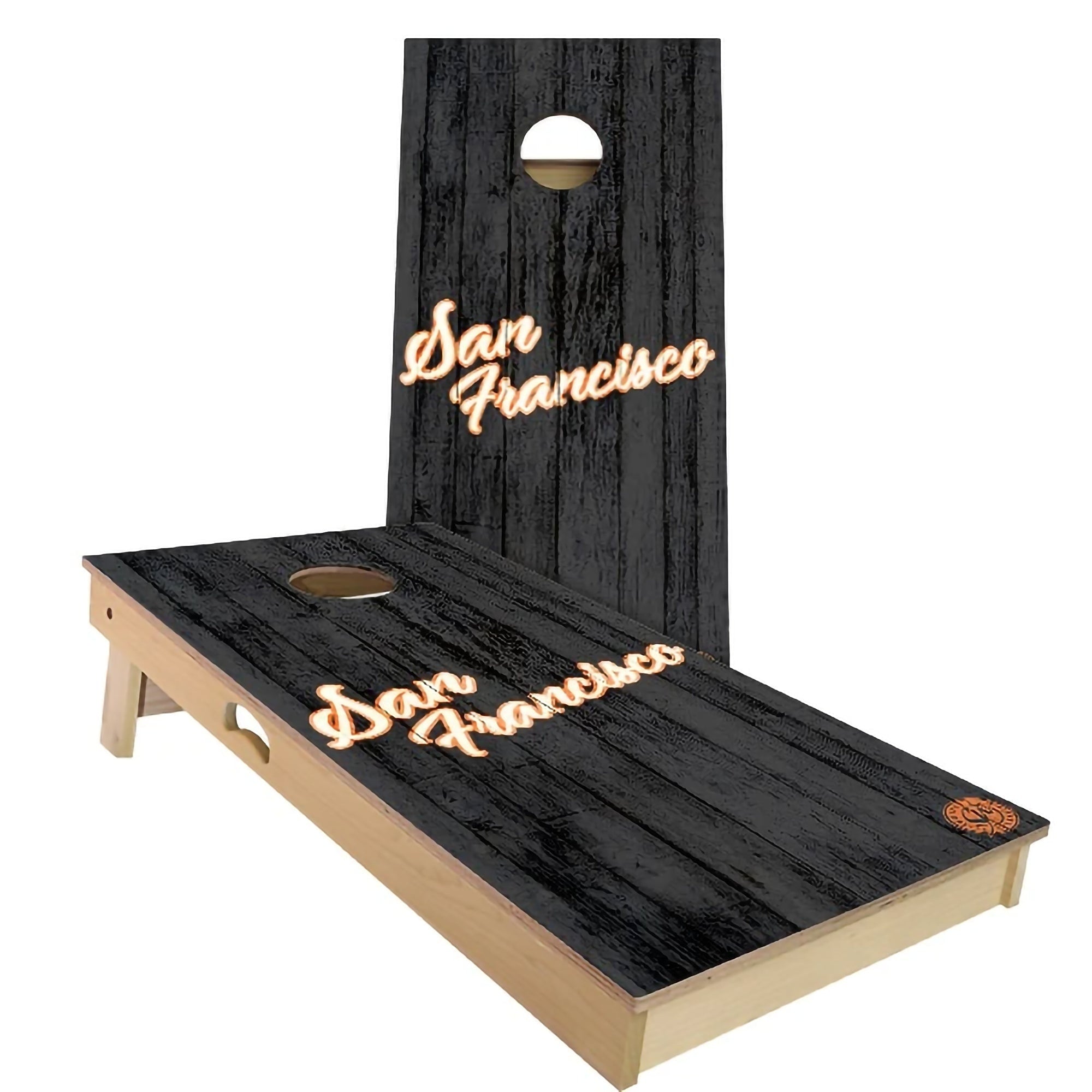 San Francisco Vintage Baseball Cornhole Set Choose Your Size Accessories