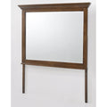 San Mateo Tuscan Brown Landscape Mirror