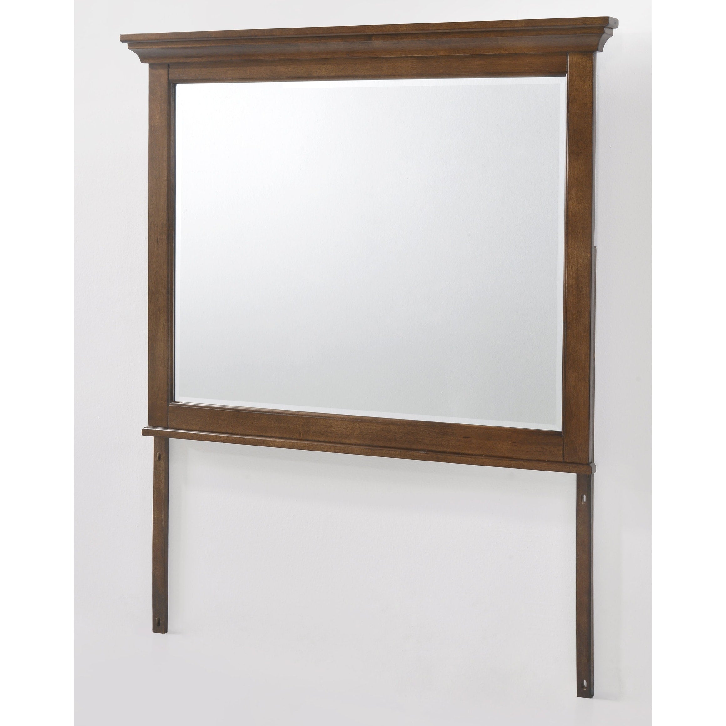 San Mateo Tuscan Brown Landscape Mirror