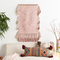Sanae Hand Woven 24 X 36 Tasseled Wall Tapestry 24 X 36