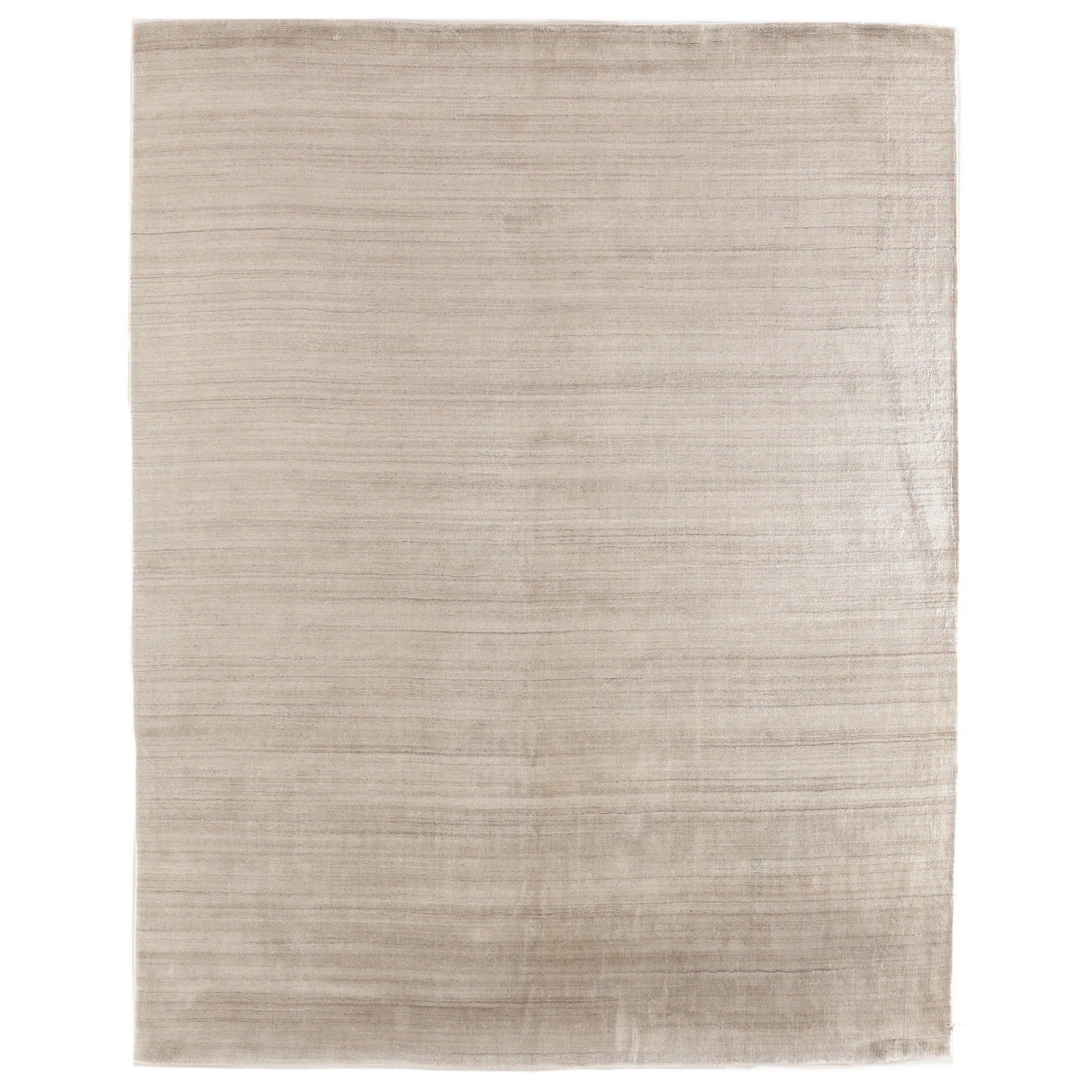 Sanctuary Handloomed Bamboo Silk Wool Light Beige Area Rug