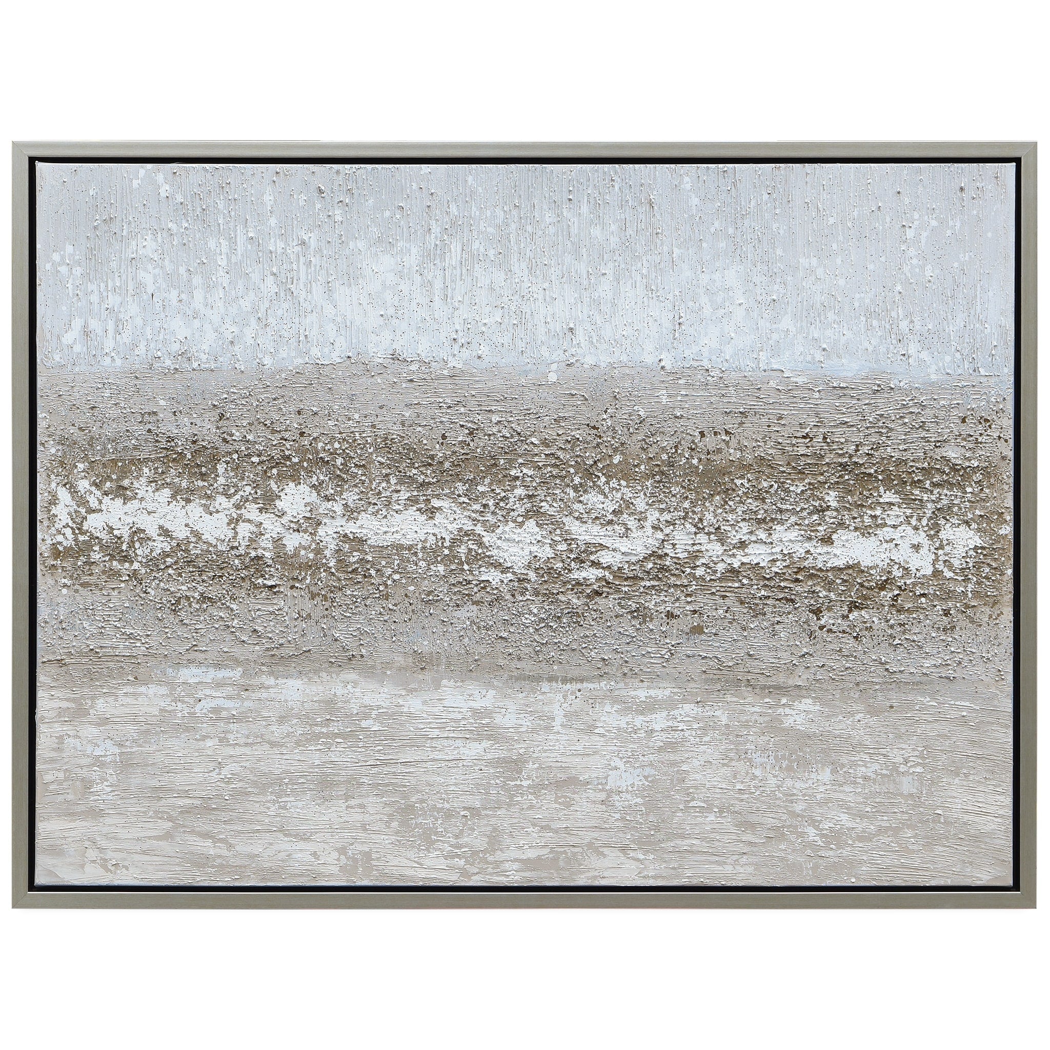 Sandpath Abstract Textured Metallic Hand Painted Wall Art By Martin Edwards