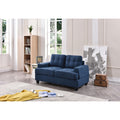 Sandridge Faux Leather Loveseat